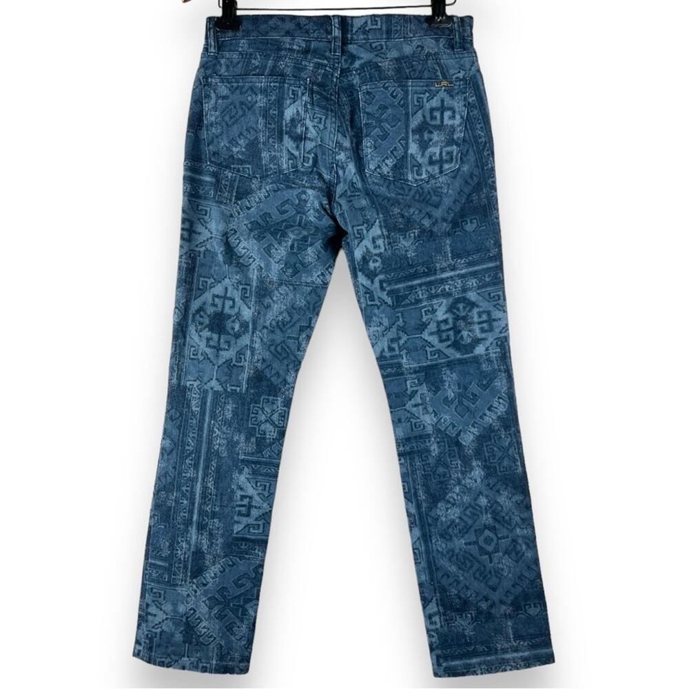 Patterned Blue Jeans - Picture 2 of 9